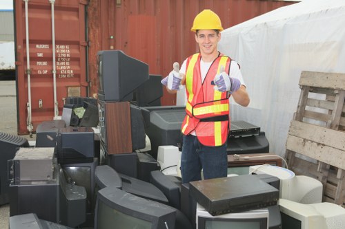 Residential waste bins ready for collection