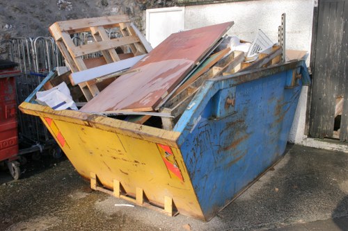 Eco-friendly loft clearance process with recycling