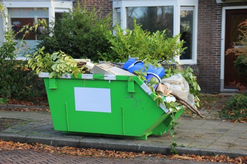 Recycling process in Wallington waste facility